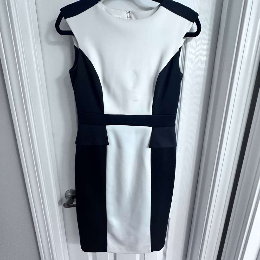 Black and White Women's Dress
